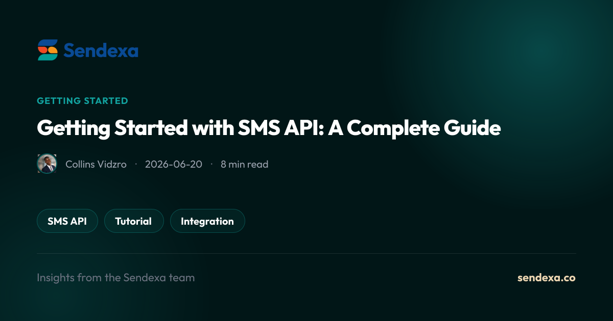 Getting Started with SMS API: A Complete Guide
